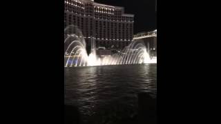 Snapchat de nico en las fuentes de Bellagio. Las Vegas