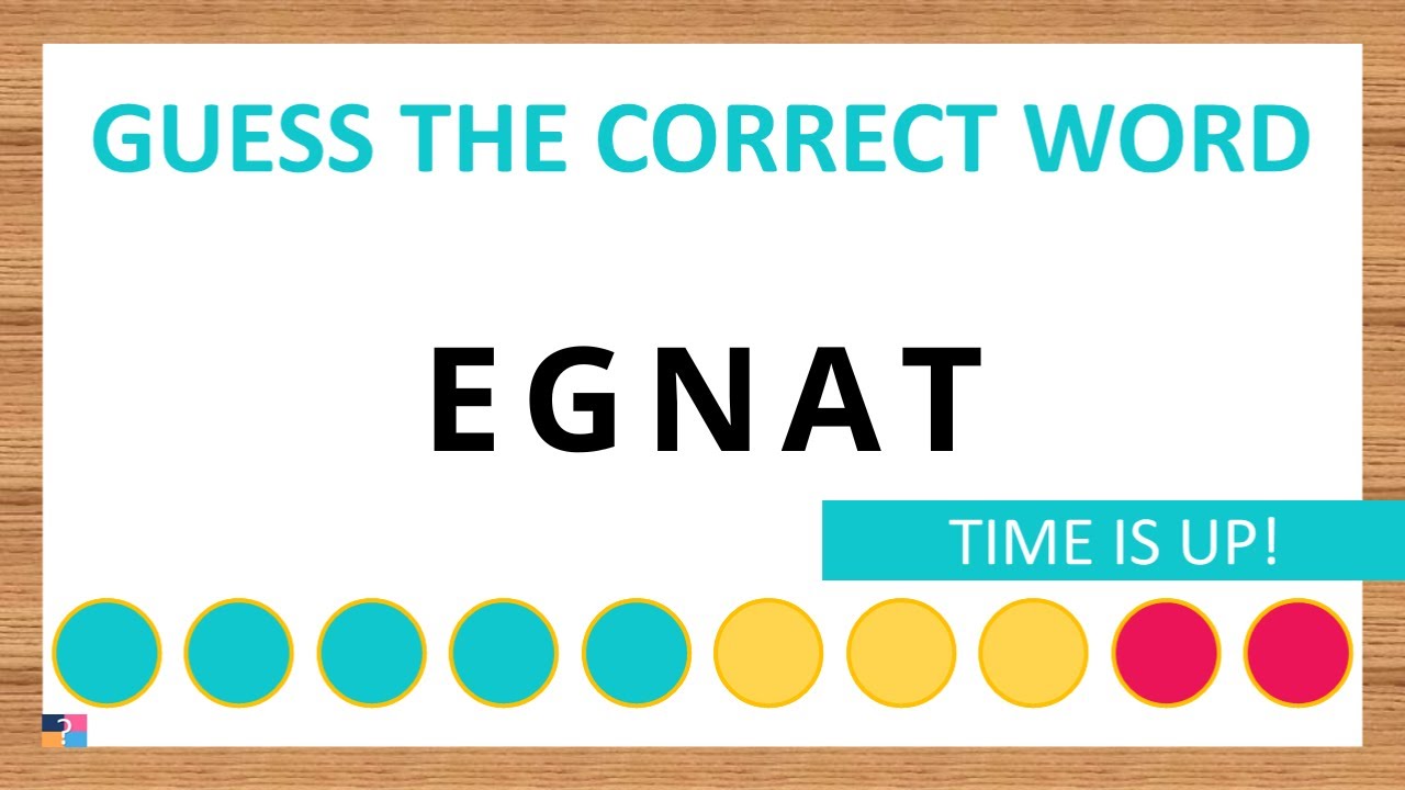 [Scrambled Word Game] Can You Unscramble These Words? 5 Letters