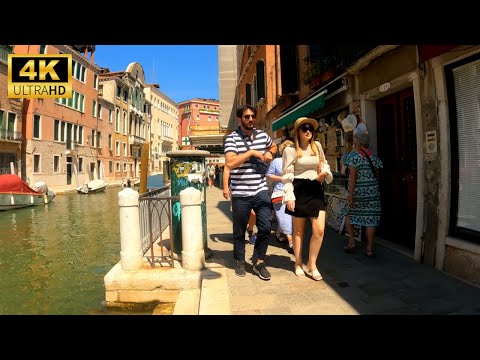 Venice Italy walking tour 2022 - Summer Italy - Tour of Venice - Venice travel guide - Italy 4K