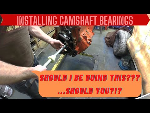 Cheap 440 Build Pt13, How to Install Cam Bearings