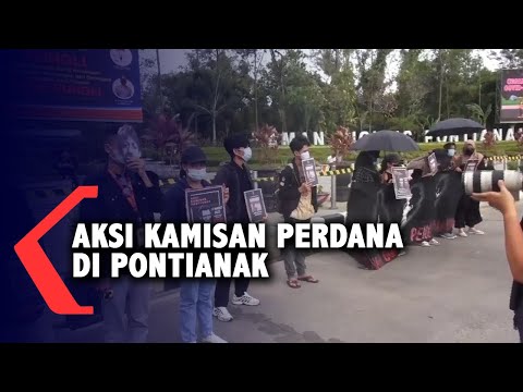 Mahasiswa Soroti Pelanggaran HAM dalam Aksi Kamisan Perdana di Pontianak