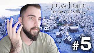 Наступила зима- New Home Medieval Village #5