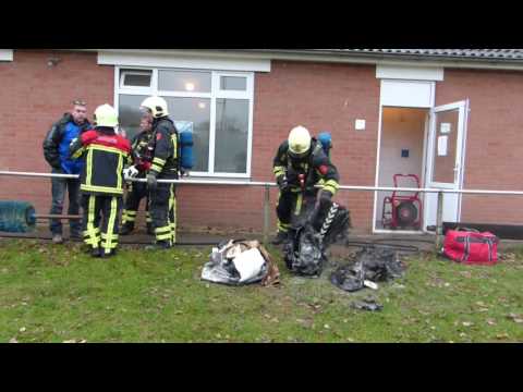 Brand in kleedkamers Sportclub Haarlo