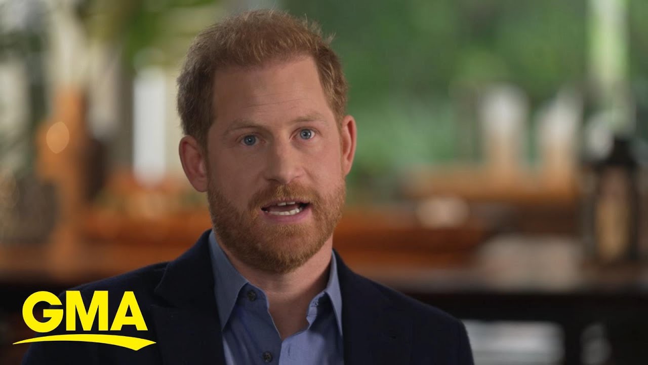 Prince Harry reflects on how Princess Diana would feel about rift between her sons l GMA - YouTube