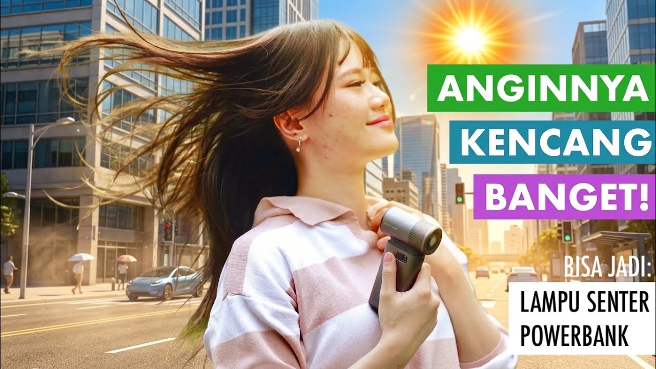 900rban.. Kipas Portable Multifungsi.. JisuLife Handheld Fan Ultra 2 Review
