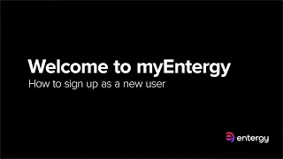 myEntergy Tips: Setting up a new user account