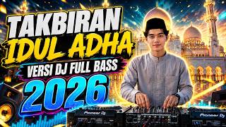 Download lagu TAKBIRAN IDUL ADHA 2026 VERSI DJ REMIX 🔥 FULL BASS KENCANG BIKIN MERINDING | QRT Media Zone mp3