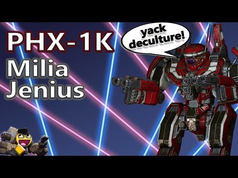 Phoenix Hawk PXH-1K - Milia Jenius - Small Pulse Laser Vomit : Mechwarrior Online - MWO