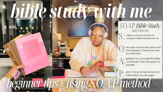 BIBLE STUDY WITH ME 📖✨ |  How I Study the Bible in 2025 + *free template included*