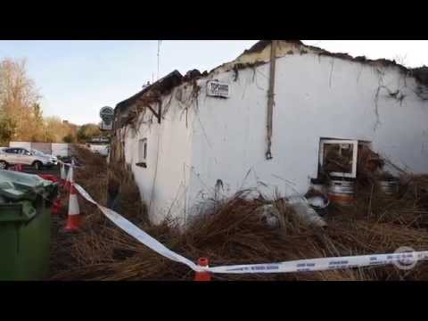 Thatch pub fire