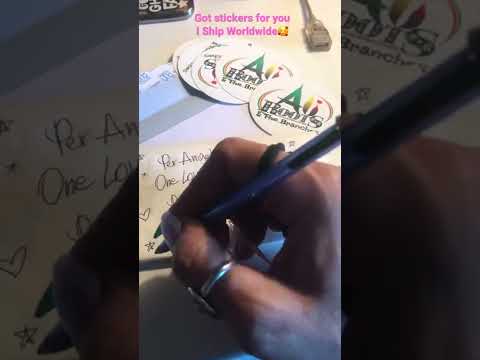 Ali Roots Stickers/Merch 2022