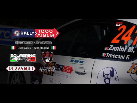 M. Zanini - F. Treccani | RALLY 1000 Miglia Peugeot 208 R2 | CAMERACAR PS 6 Provaglio Val Sabbia
