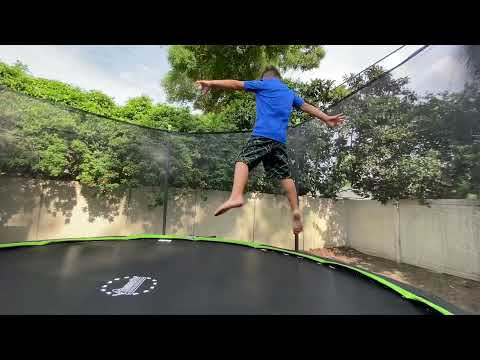 14 ft Trampoline setup - Birthday Surprise / Bounce Pro