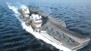 Thales - Queen Elizabeth Class Aircraft Carriers Simulation [720p]