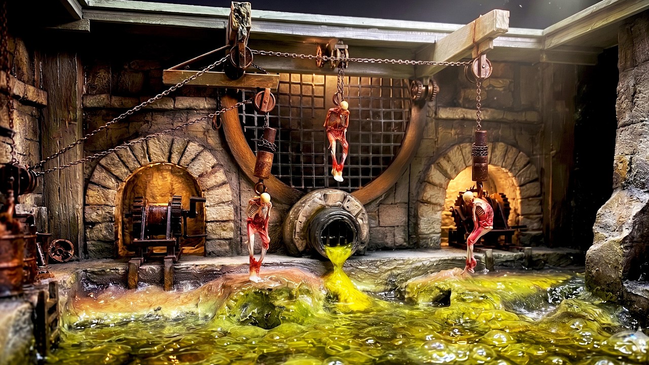 Making Mortal Kombat: The Dead pool Epoxy Resin Diorama