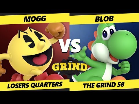 Smash Ultimate Tournament - Mogg (Pacman) Vs. Blob (Yoshi) The Grind 58 Losers Quarters