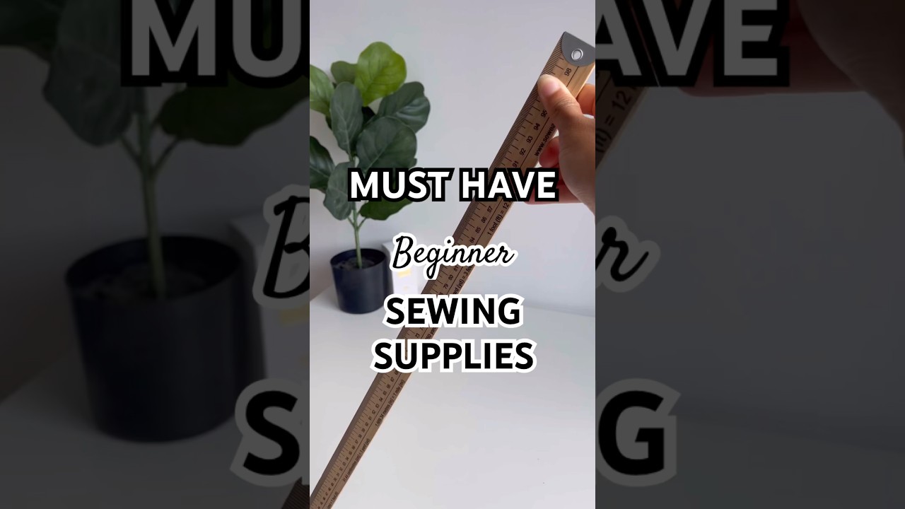 Must Have Beginner Sewing Supplies #sewingtutorial