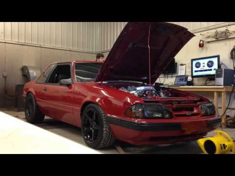 Supercharged Mustang 5.0 Dyno Vortech V1 S Trim