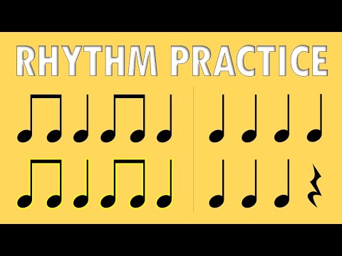 Beginner Rhythm Reading Practice | Eighth Notes & Rest 👏