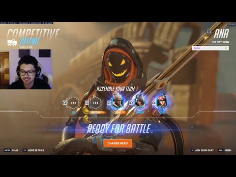 13K HEALING SirMajed PRO Ana Gameplay! Overwatch 2 Season 17 Gameplay!