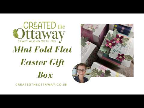 Mini Fold Flat Easter Gift Box | Fits One Creme Egg | Easy DIY Tutorial@createdtheottaway