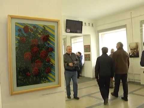 Виставка присвячена 200-літтю Тараса Шевченка. Луцьк 7 березня 2014 - YouTube