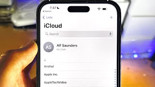 ANY iPhone How To Access iCloud Contacts!
