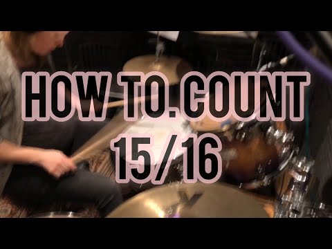 Drum Lesson - How to count 15/16