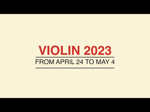 Apply Now For CMIM Violin 2023!