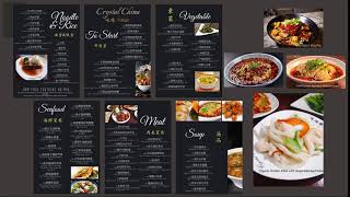 Crystal China Express menu