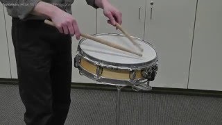 From Samuel Z. Solomon, How To Write For Percussion, Video 6.f Tom-toms, Snare Drums, Bass Drums