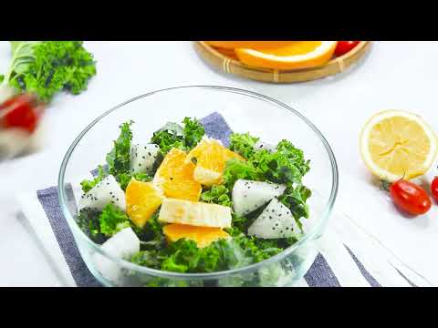 Làm SALAD CẢI KALE thật đơn giản và giàu dinh dưỡng