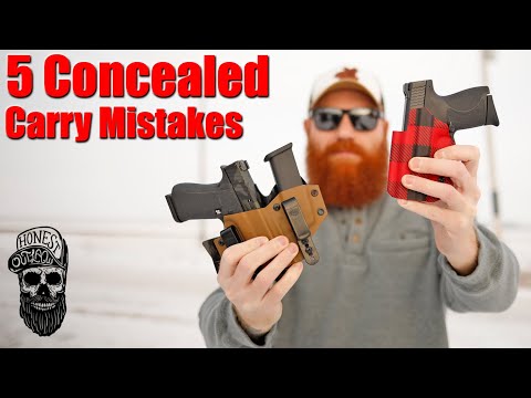 5 Concealed Carry Mistakes You Should Avoid