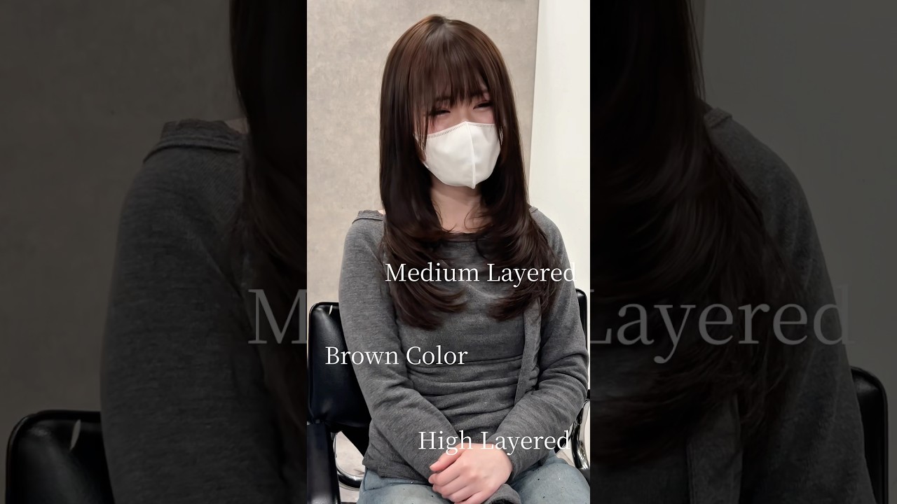 ミディアムレイヤーかわいいです🥹【インスタ→@nanako_redeal_0527】#レイヤー#ミディアムレイヤー