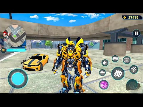 Bumblebee jet robot car transformation Multiple Car Games #6 - Android Gameplay