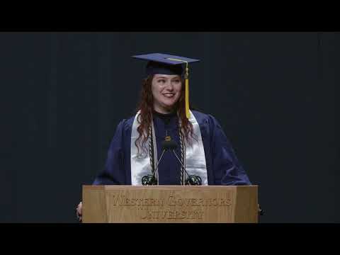 WGU 2023 Convocation in Las Vegas - Graduate Speaker Heather Anderson