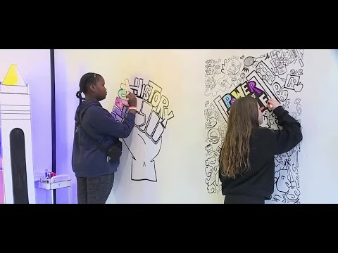 Inside 'The Coloring Museum' in Detroit, an interactive art experience
