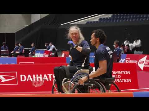 Rick Hellmann/ Thomas Wandschneider at the Hulic Daihatsu BWF Para Badminton World Championships 22