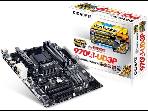 GIGABYTE 970A-UD3P (unboxing) Video