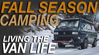 Fall Season Camping - Living The Van Life