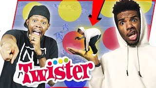 HILARIOUS TWISTER CHALLENGE! HE TWERKED FOR $100!!