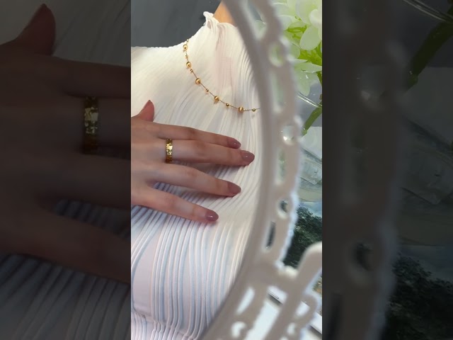 عقد شوكر البابلز ( الطافي )عيار 21