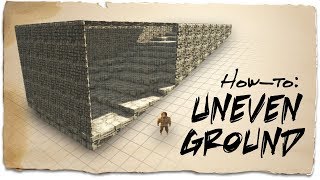 How to build on uneven ground with foundations  AR