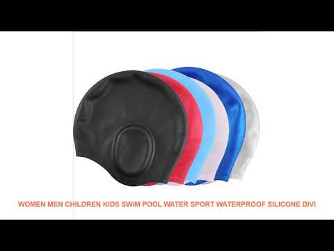 Women Men Children Kids Swim Pool Water Sport Waterproof Silicone Divi Video