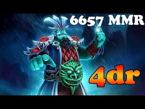 Dota 2 - 4dr 6657 MMR Plays Storm Spirit vol 1# - Ranked Match Gameplay !