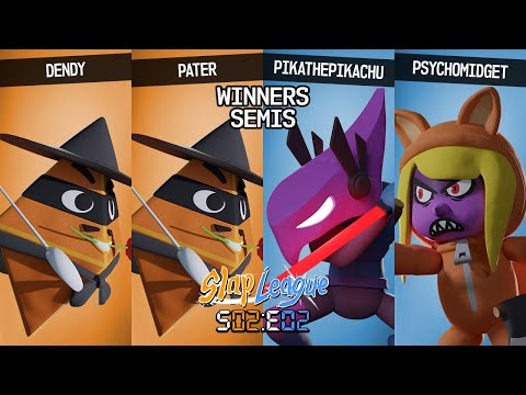 Slap League S02E02 - Pater / Dendy vs PikaThePikachu / PsychoMidget - Doubles Winners Semis