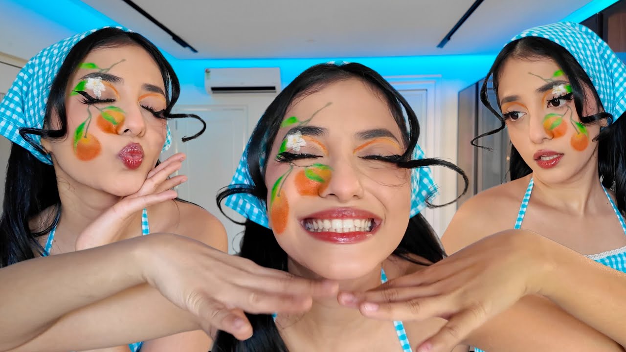 Orange 🍊 Makeup Look