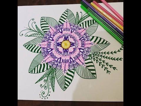 Floral Mandala.