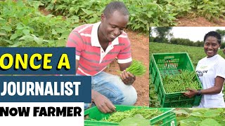 Meet Rwanda Journalist Who Quit His Job To Become French Beans Farmer & Exporting To Europe.