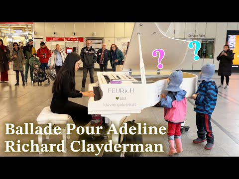 Richard Clayderman - Ballade Pour Adeline | Street Piano Performance | YUKI PIANO